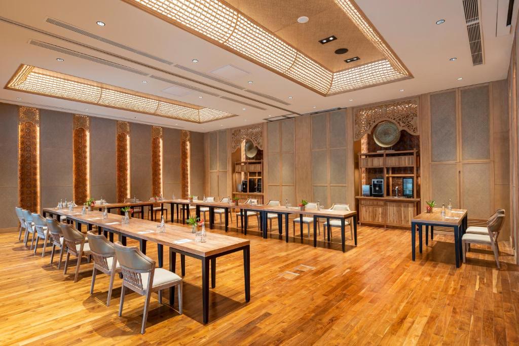 One of the Andaz studios, set up for the group